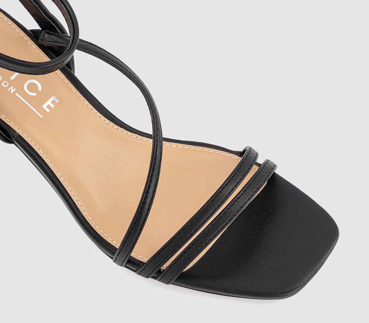 OFFICEMillennium Strappy Heeled SandalsBlack