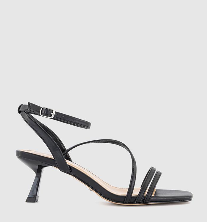 OFFICE Millennium Strappy Heeled Sandals Black