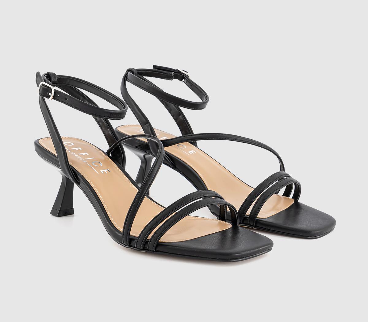 OFFICEMillennium Strappy Heeled SandalsBlack
