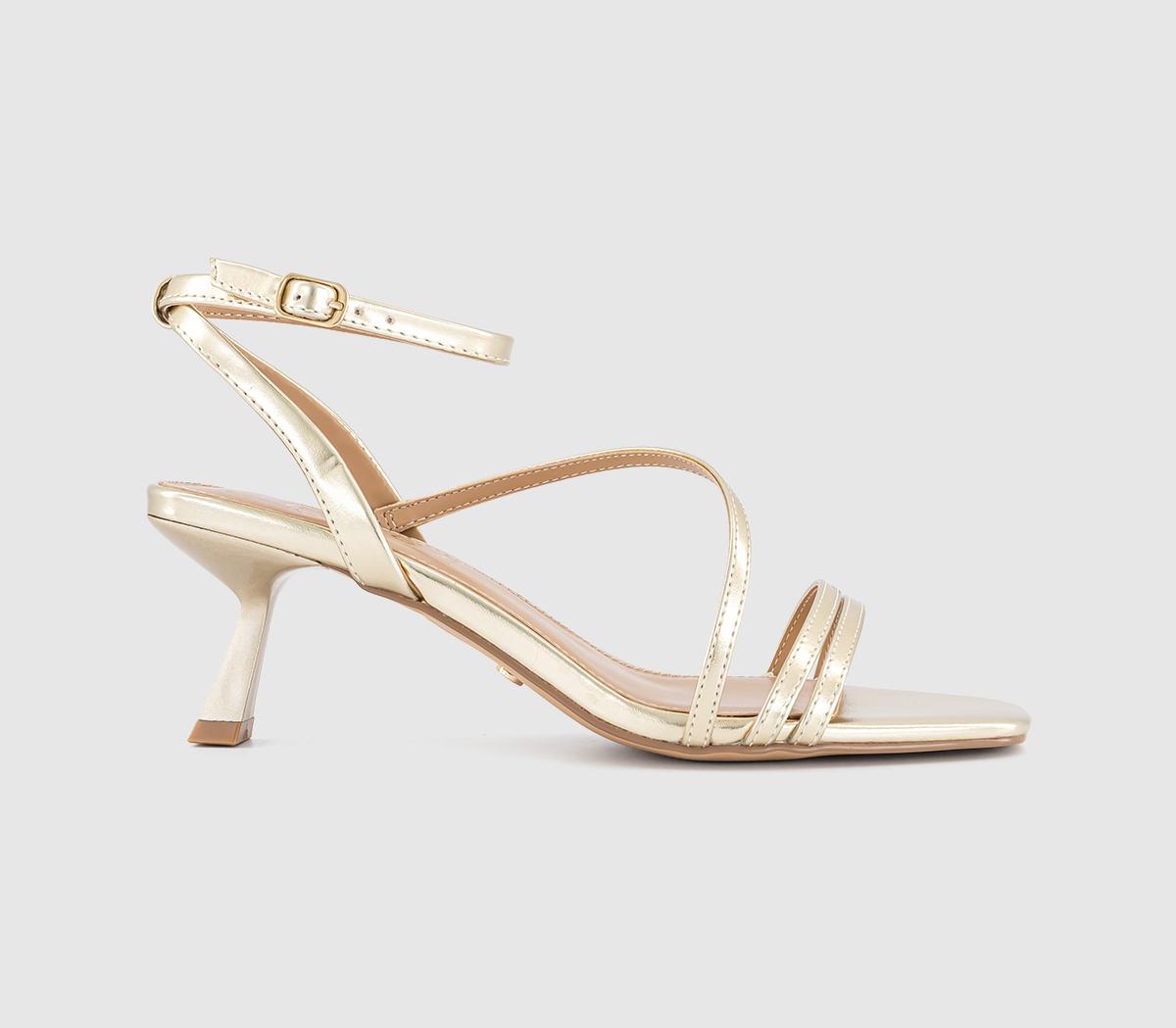 OFFICEMillennium Strappy Heeled SandalsGold