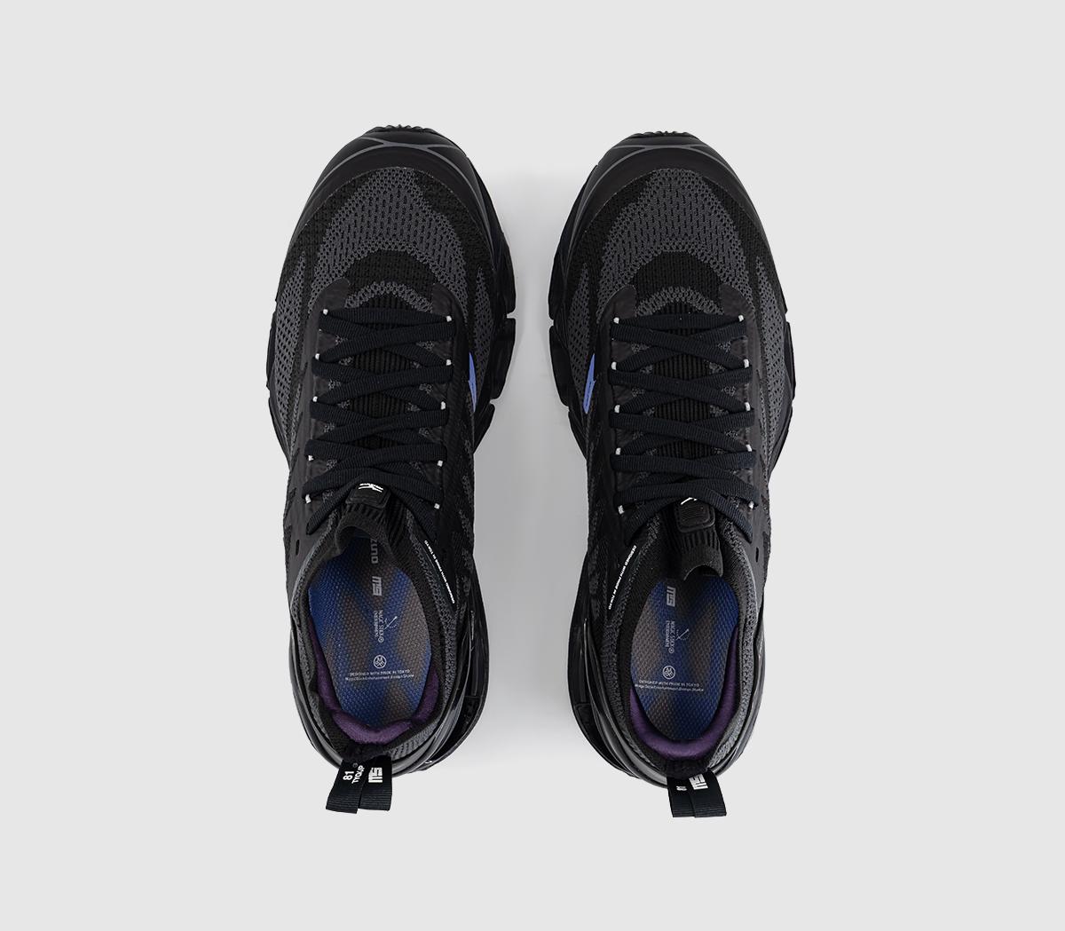 MizunoWave Prophecy LS TrainersMagic Stick Mita Black Dark Grey Purple