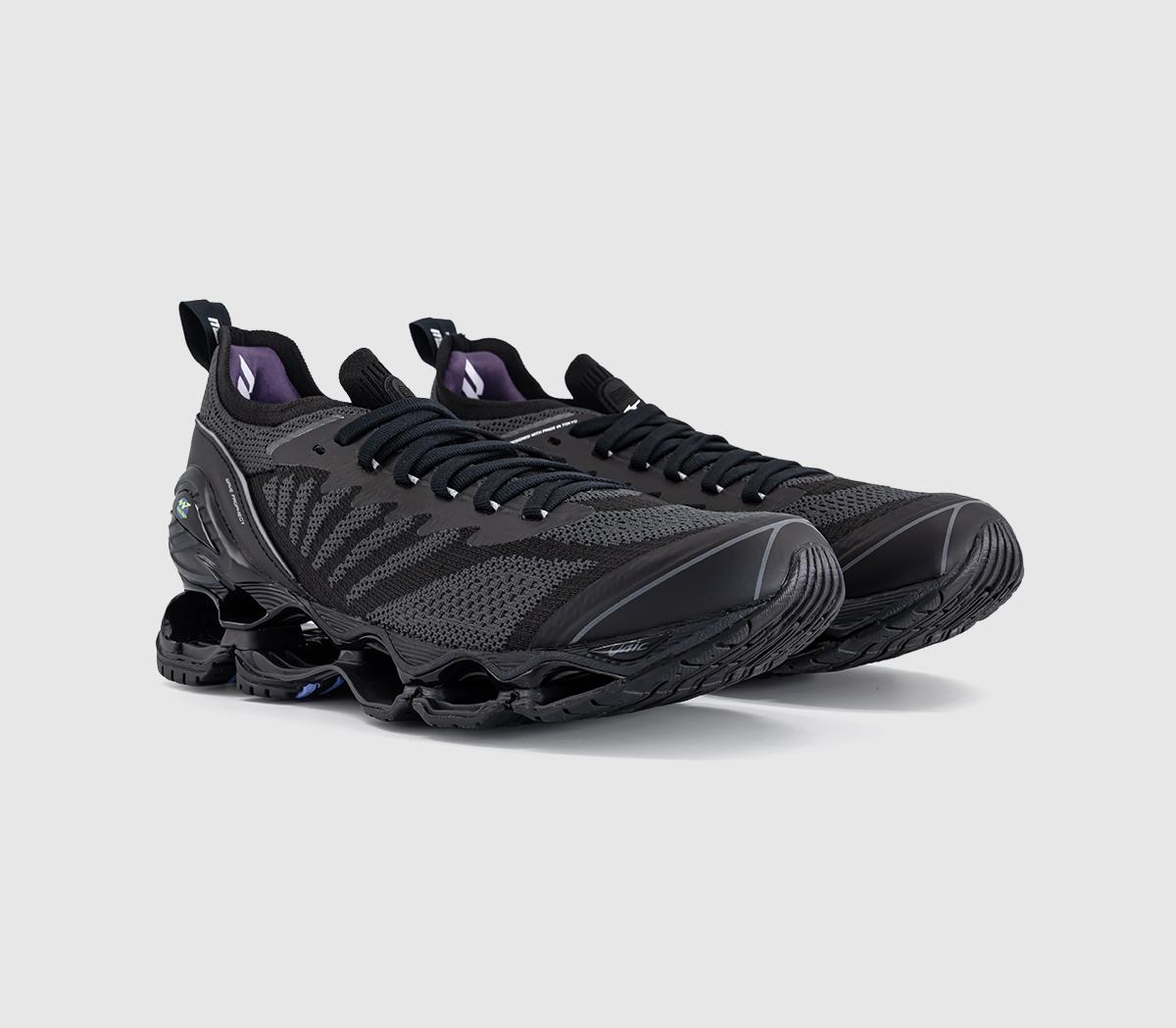 MizunoWave Prophecy LS TrainersMagic Stick Mita Black Dark Grey Purple