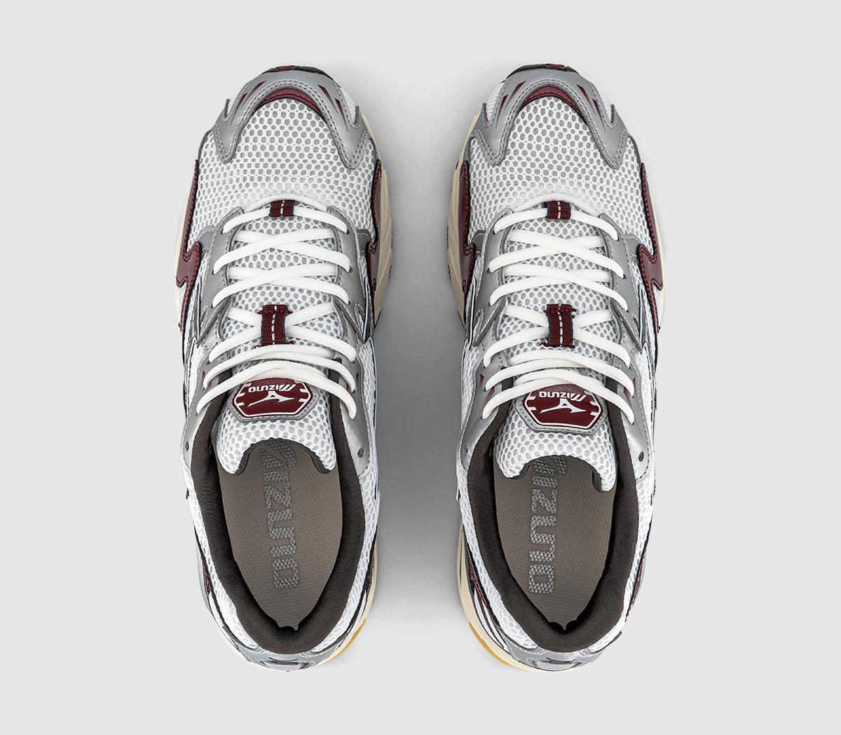 MizunoWave Rider 10 Sport TrainersWhite Black Sand Syrah