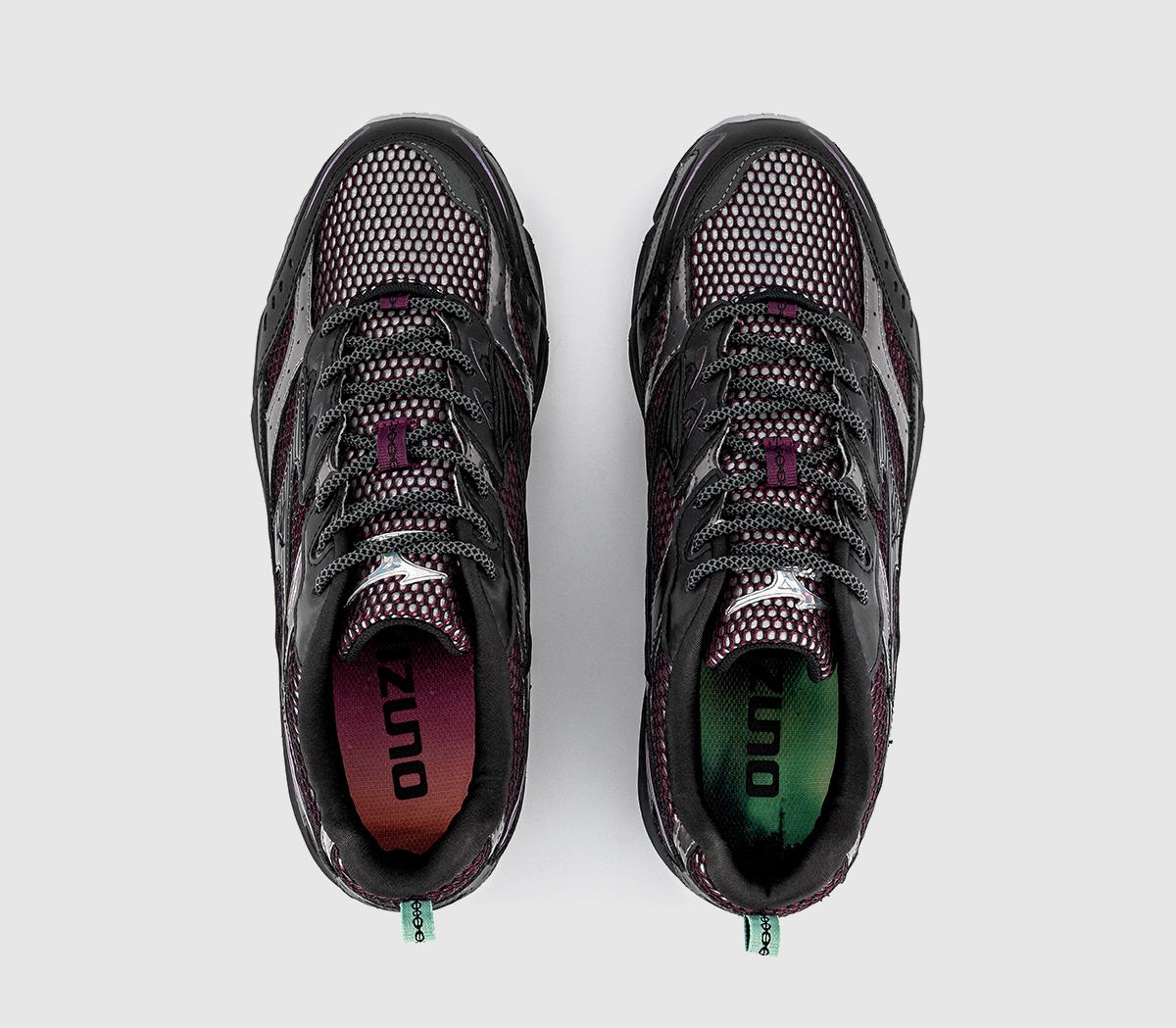 マユライズ Mizuno Mxr Space Lights Trainers Black Black Valerian - Men's Trainers