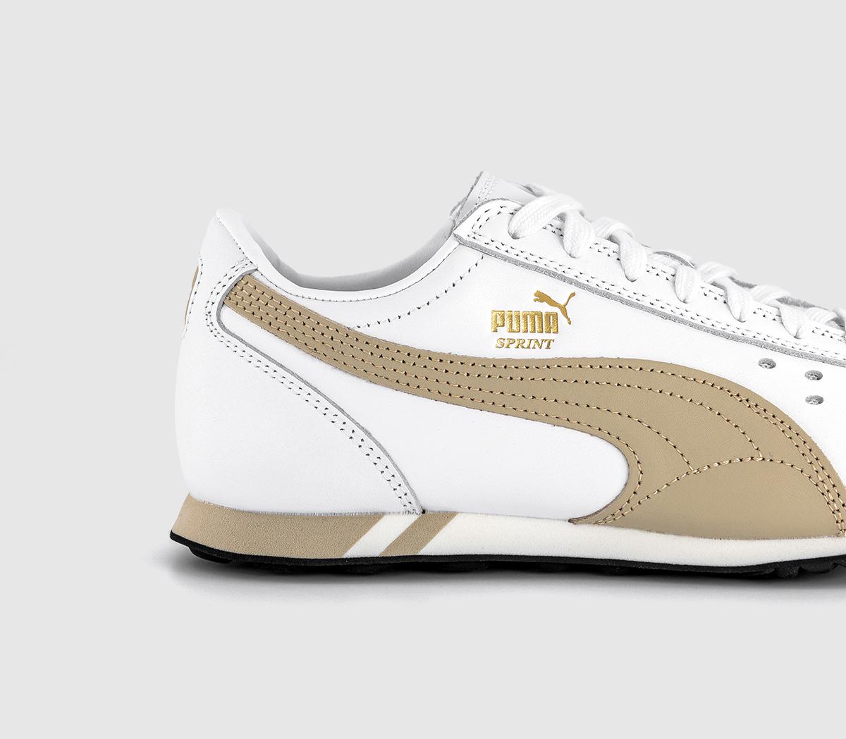PUMASprint TrainersPuma White Dusty Tan