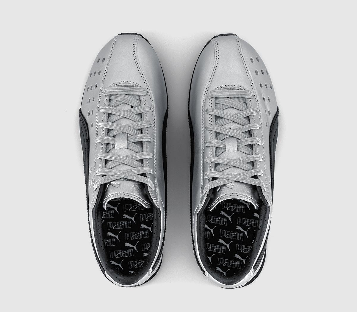 PUMASprint TrainersMetallic Puma Silver Puma Black