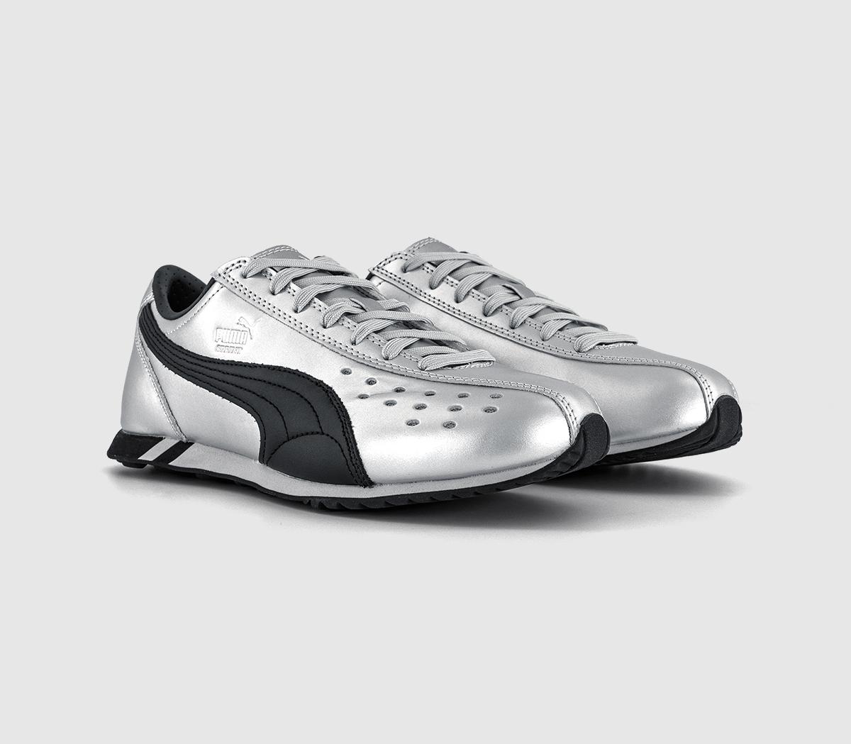 PUMASprint TrainersMetallic Puma Silver Puma Black
