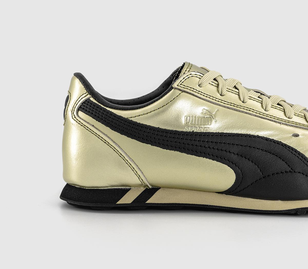 PUMASprint TrainersMetallic Puma Gold Puma Black