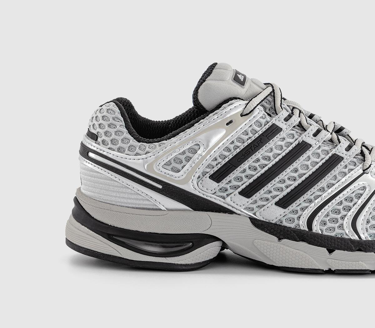 adidasAdistar Control 5 TrainersGrey Black Silver Metallic