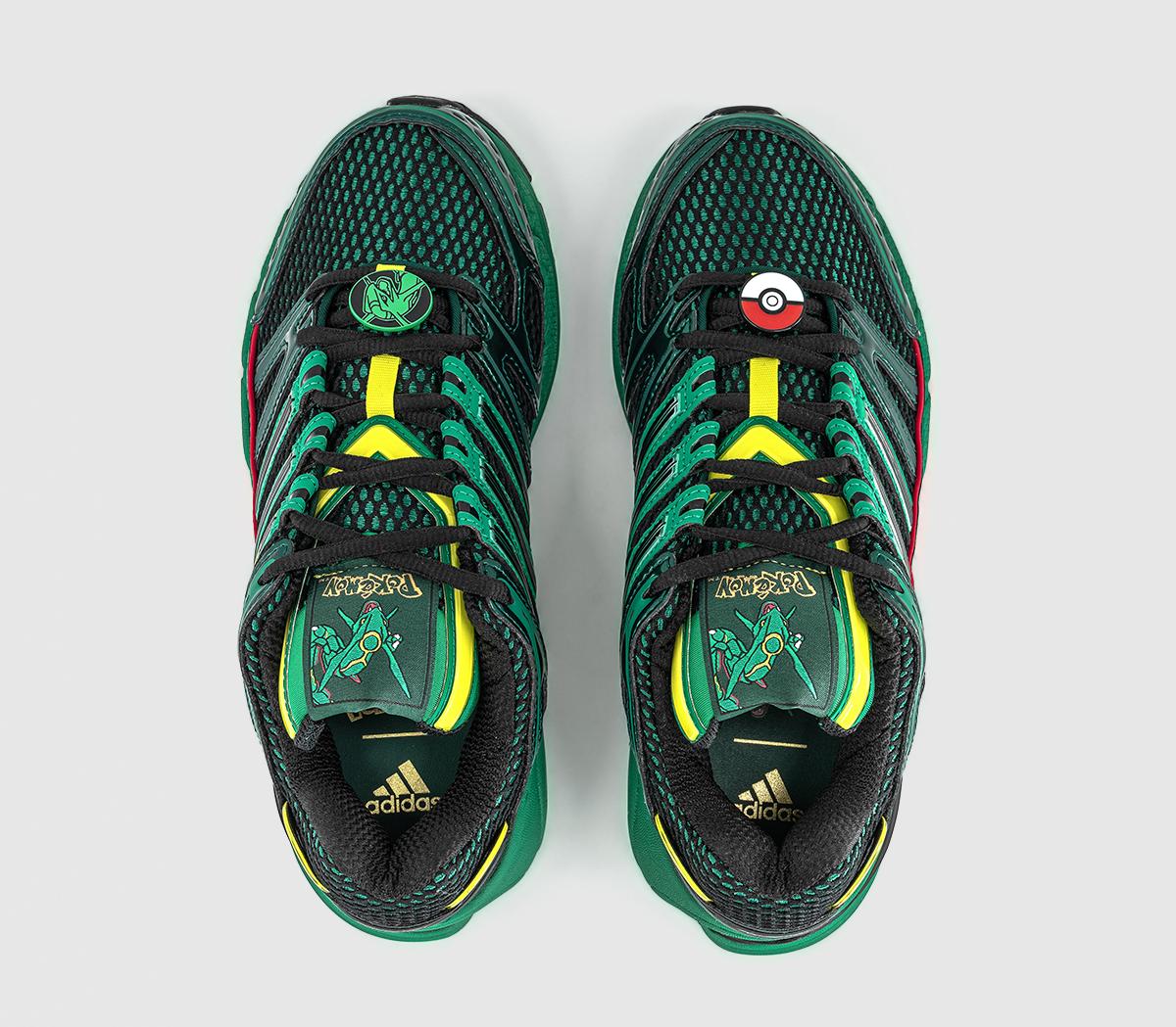 adidasAdidas x Pokemon Adistar Control 5 TrainersPokemon Black Collegiate Green Black