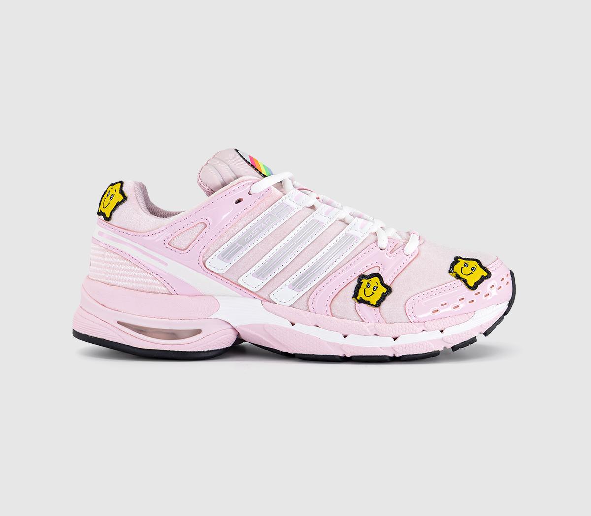 Adidas Womens Adistar Control 5 'care Bears' Trainers Care Bear Clear Pink Whhite Lucid, 4