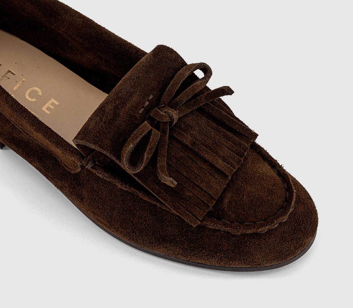 OFFICEFlorys Moccasin Loafers OFFICEFlorys Moccasin LoafersBrown Suede