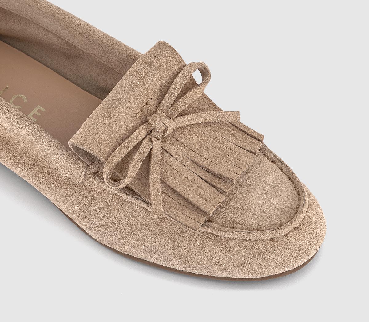 OFFICEFlorys Moccasin Loafers OFFICEFlorys Moccasin LoafersBeige Suede