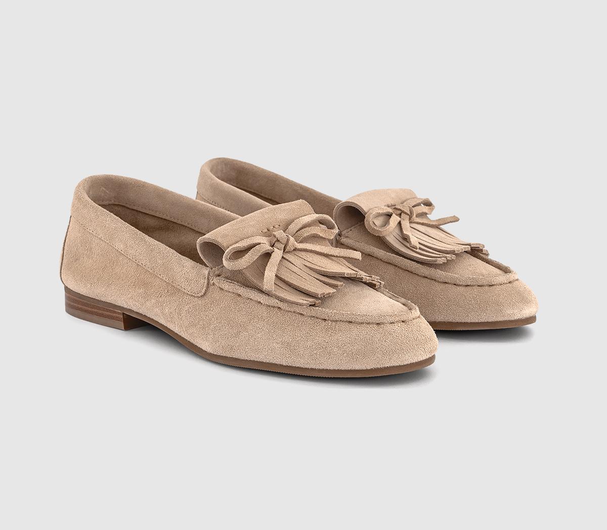 OFFICEFlorys Moccasin Loafers OFFICEFlorys Moccasin LoafersBeige Suede