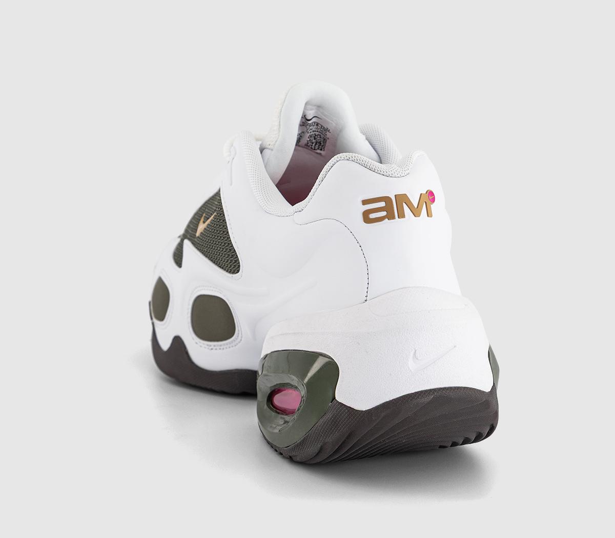 NikeWmns Nike Air Max Muse TrainersWhite Hyper Pink Cargo Khaki Velvet Brown Metallic