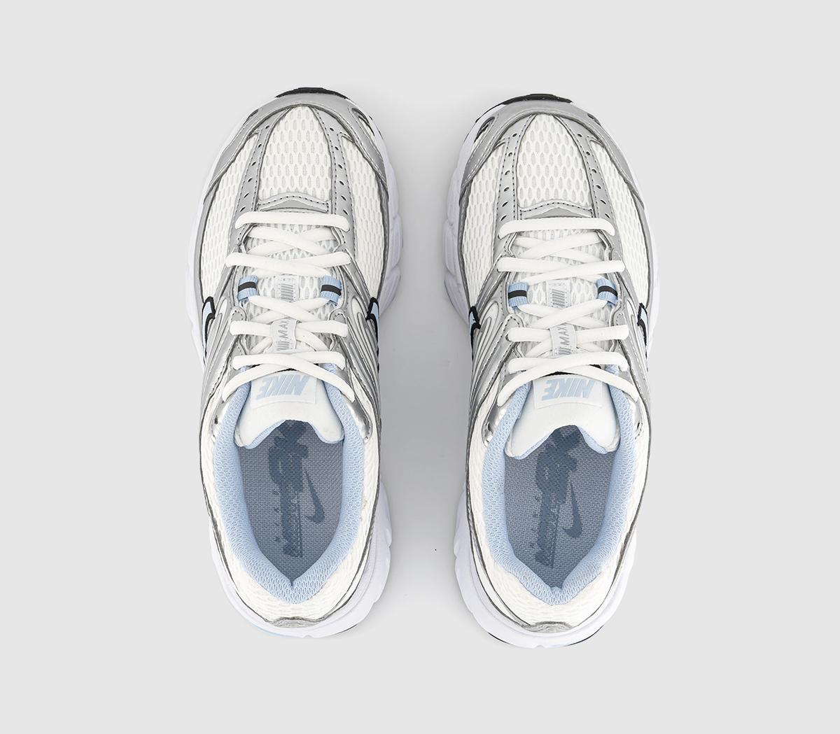 NikeNike Air Max Moto 2k TrainersWhite Hydrogen Blue Metallic Silver
