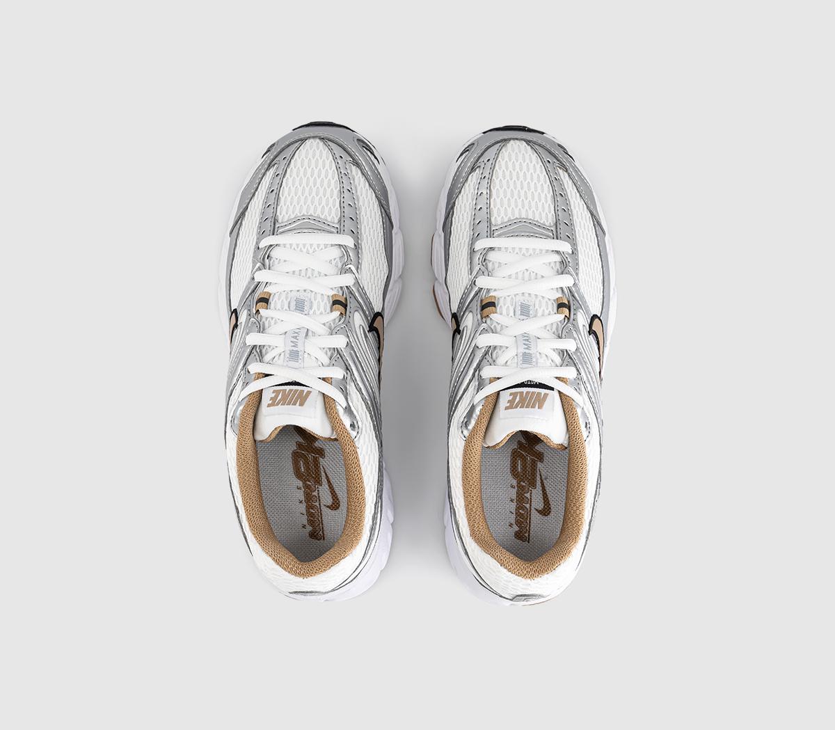 NikeNike Air Max Moto 2k TrainersWhite British Khaki Metallic Silver