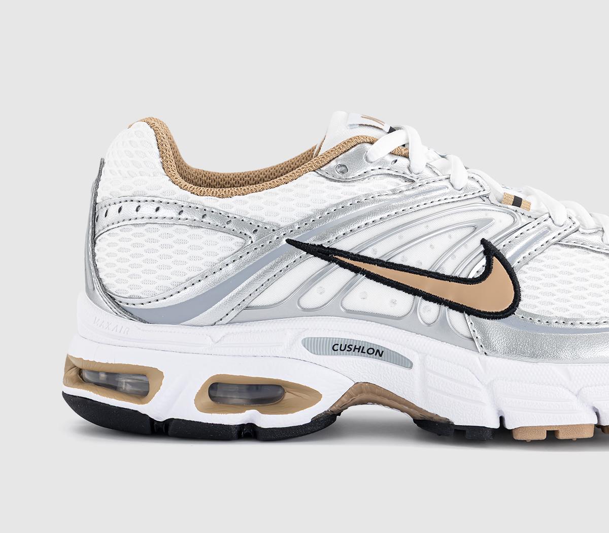 NikeNike Air Max Moto 2k TrainersWhite British Khaki Metallic Silver