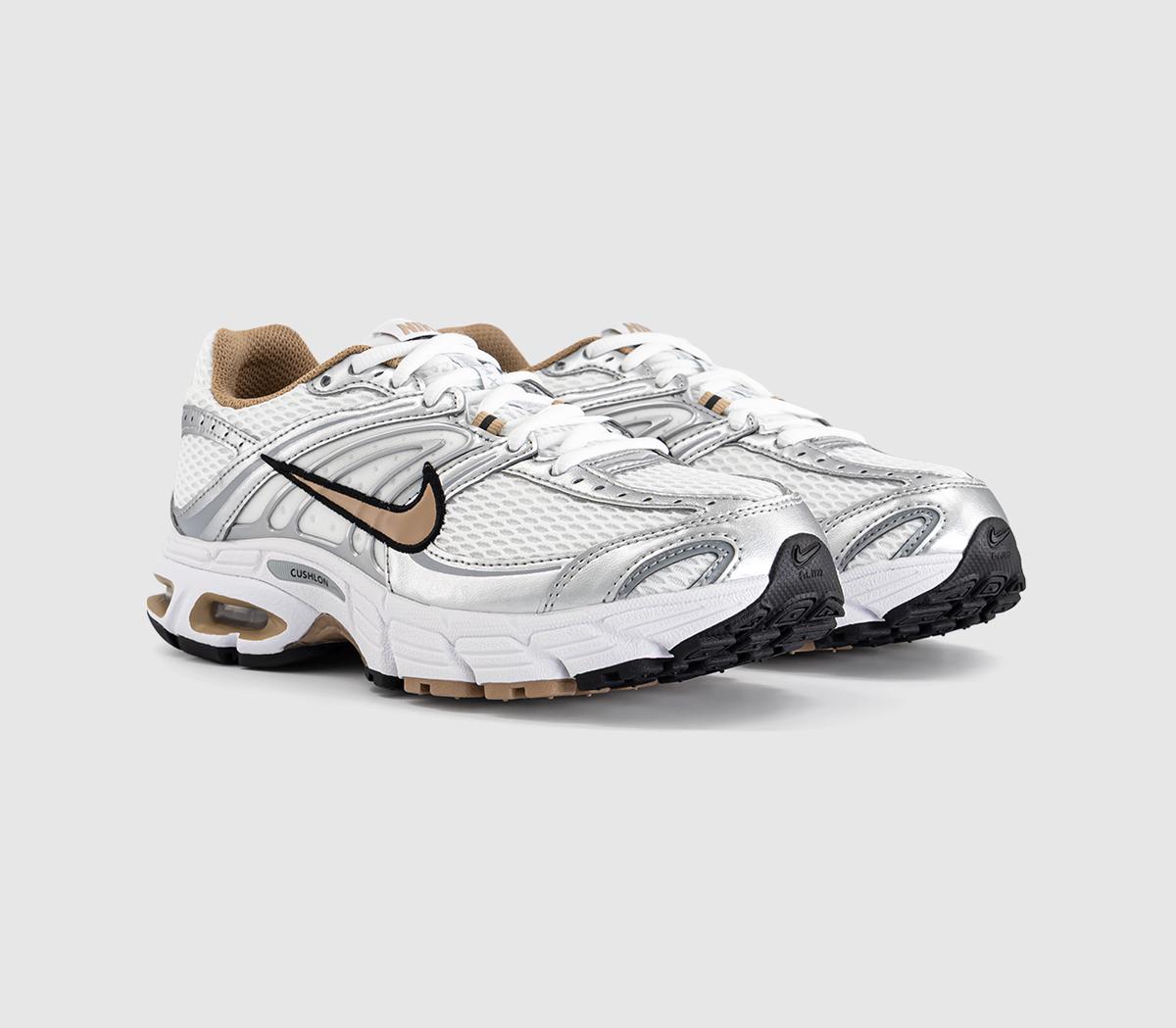NikeNike Air Max Moto 2k TrainersWhite British Khaki Metallic Silver