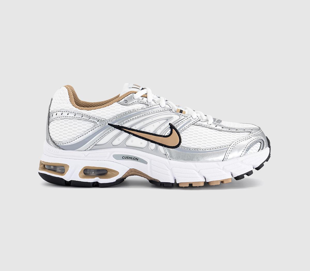 NikeNike Air Max Moto 2k TrainersWhite British Khaki Metallic Silver