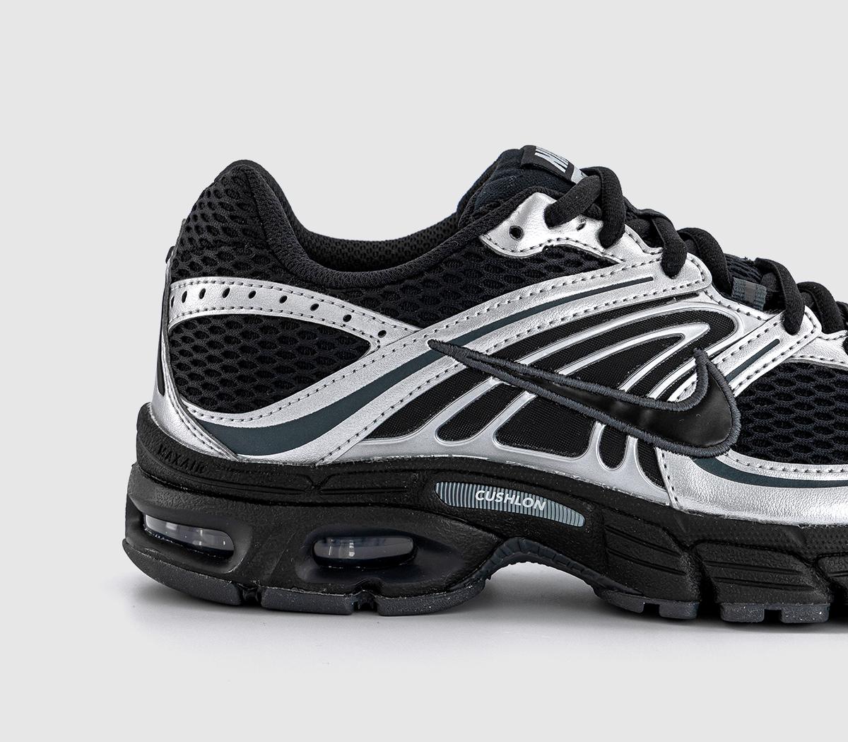 NikeNike Air Max Moto 2k Trainers NikeNike Air Max Moto 2k TrainersMetallic Silver Total Orange White Black