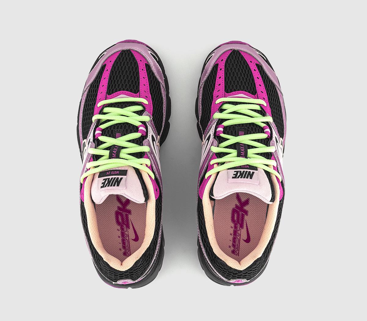 NikeNike Air Max Moto 2k TrainersBlack Black Fire Pink Pink Foam