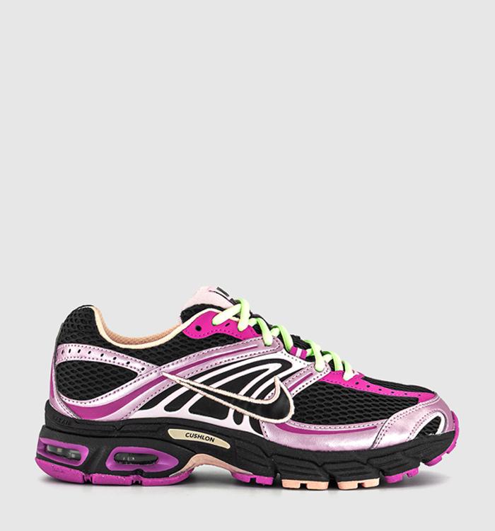 Nike Nike Air Max Moto 2k Trainers Black Black Fire Pink Pink Foam