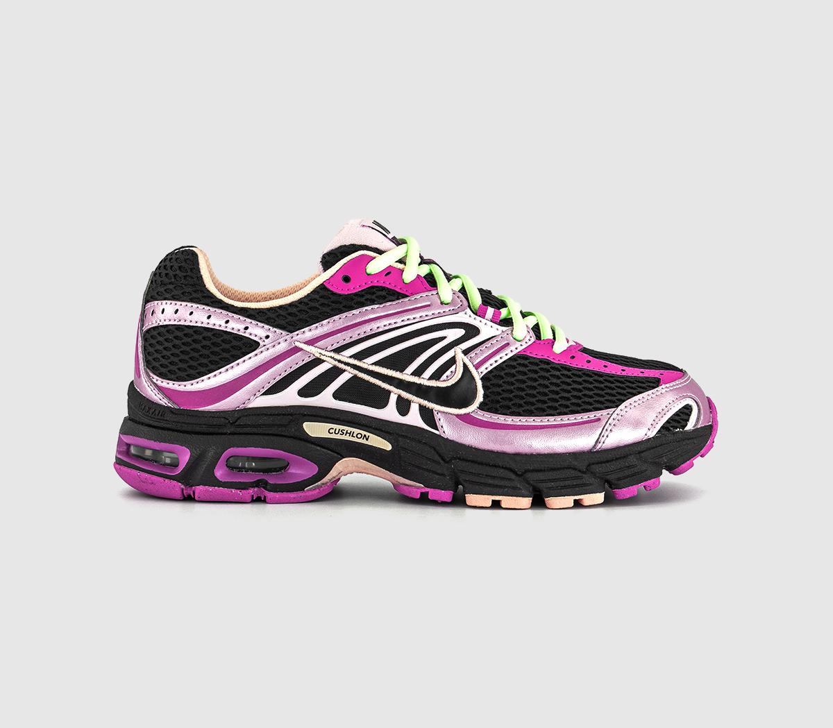 NikeNike Air Max Moto 2k TrainersBlack Black Fire Pink Pink Foam