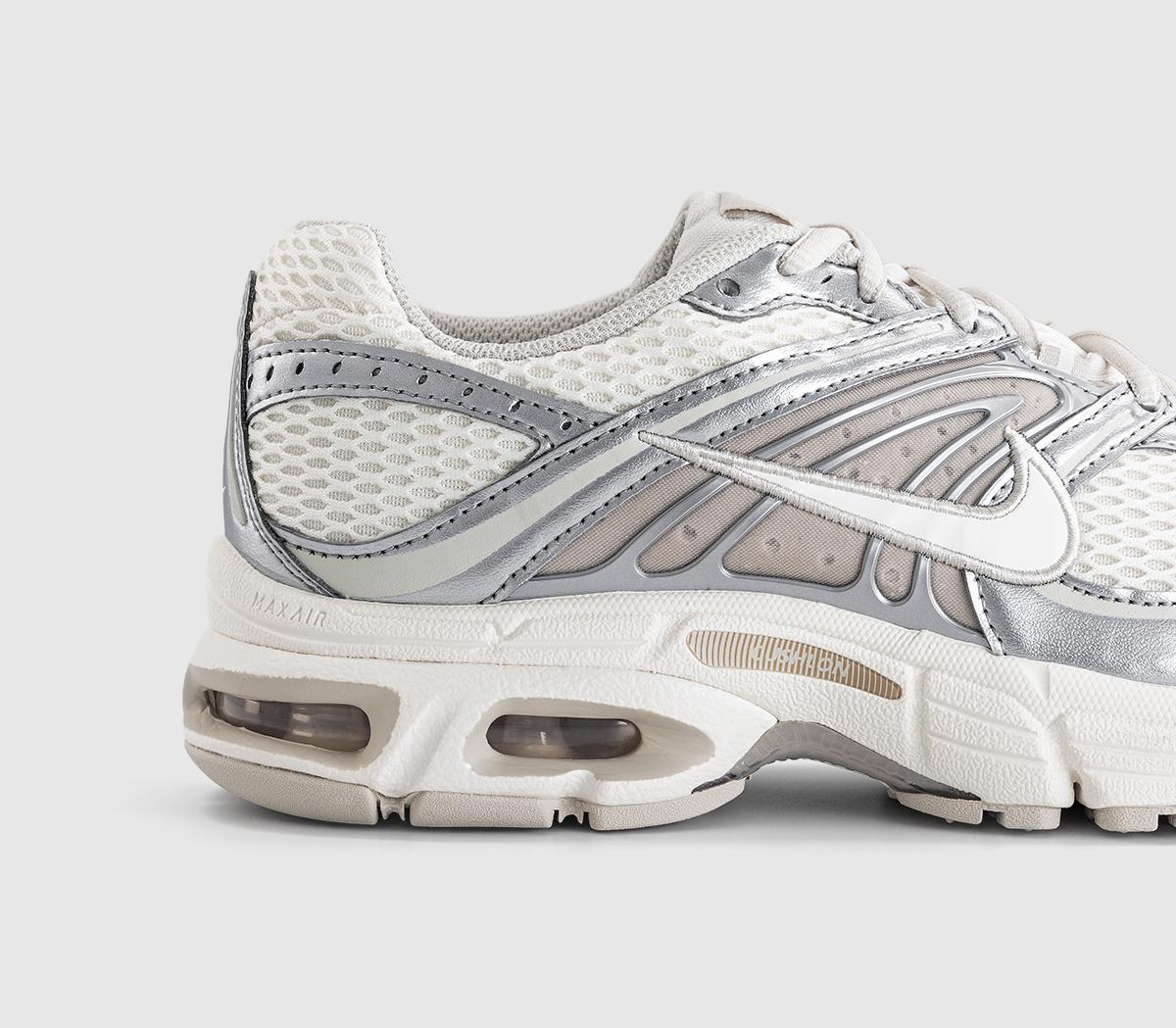 NikeNike Air Max Moto 2k TrainersPale Ivory Sail Metallic Silver