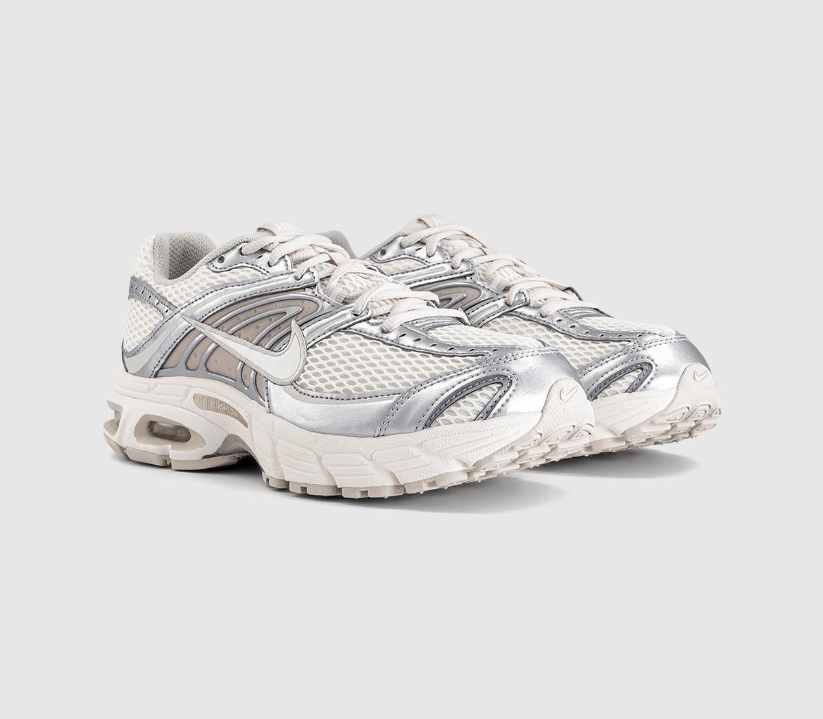 NikeNike Air Max Moto 2k TrainersPale Ivory Sail Metallic Silver