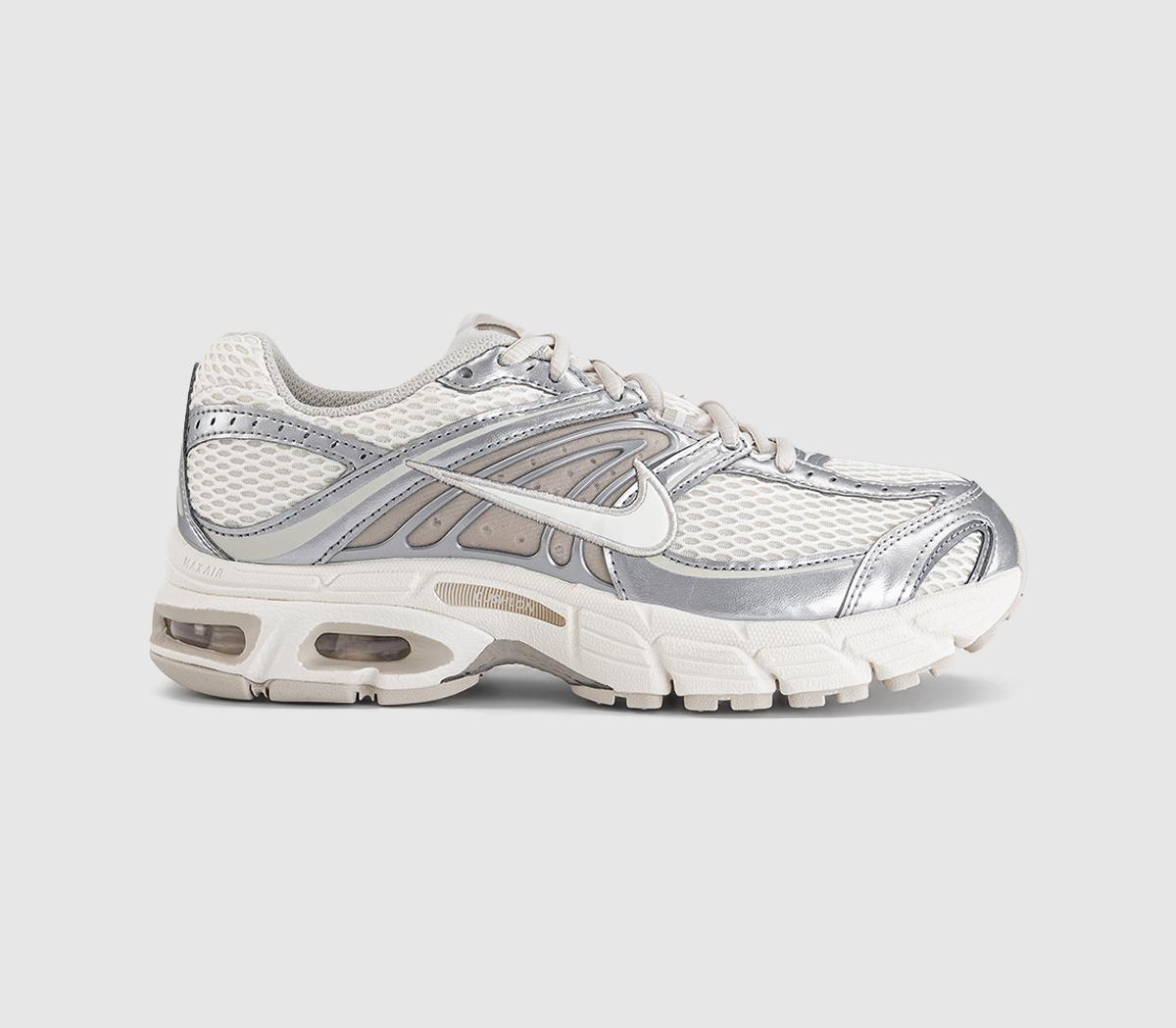 NikeNike Air Max Moto 2k TrainersPale Ivory Sail Metallic Silver
