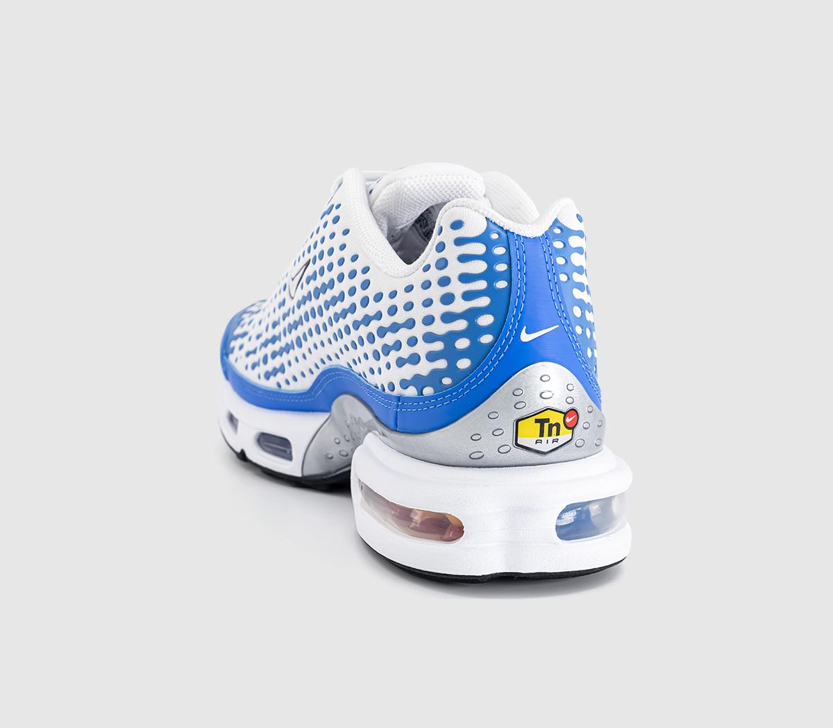 NikeNike Air Max Plus VII TrainersWhite White Blue Crystal Metallic Silver