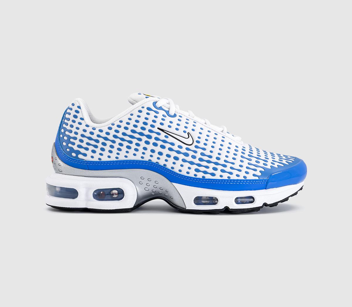 NikeNike Air Max Plus VII TrainersWhite White Blue Crystal Metallic Silver