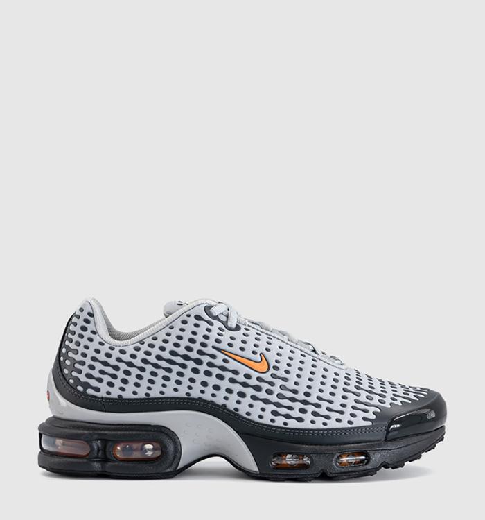Nike Nike Air Max Plus VII Trainers Light Smoke Grey Hot Curry Dark Smoke Grey