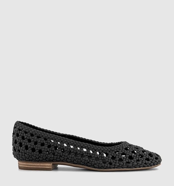 TOMS Briella Ballet Pumps Black Woven