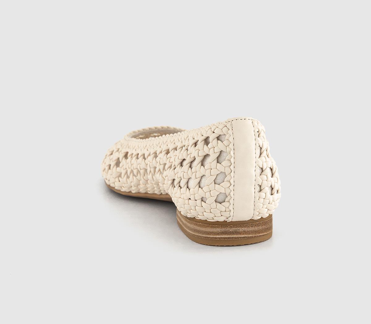 TOMS Briella Ballet Pumps TOMS Briella Ballet Pumps Natural Woven