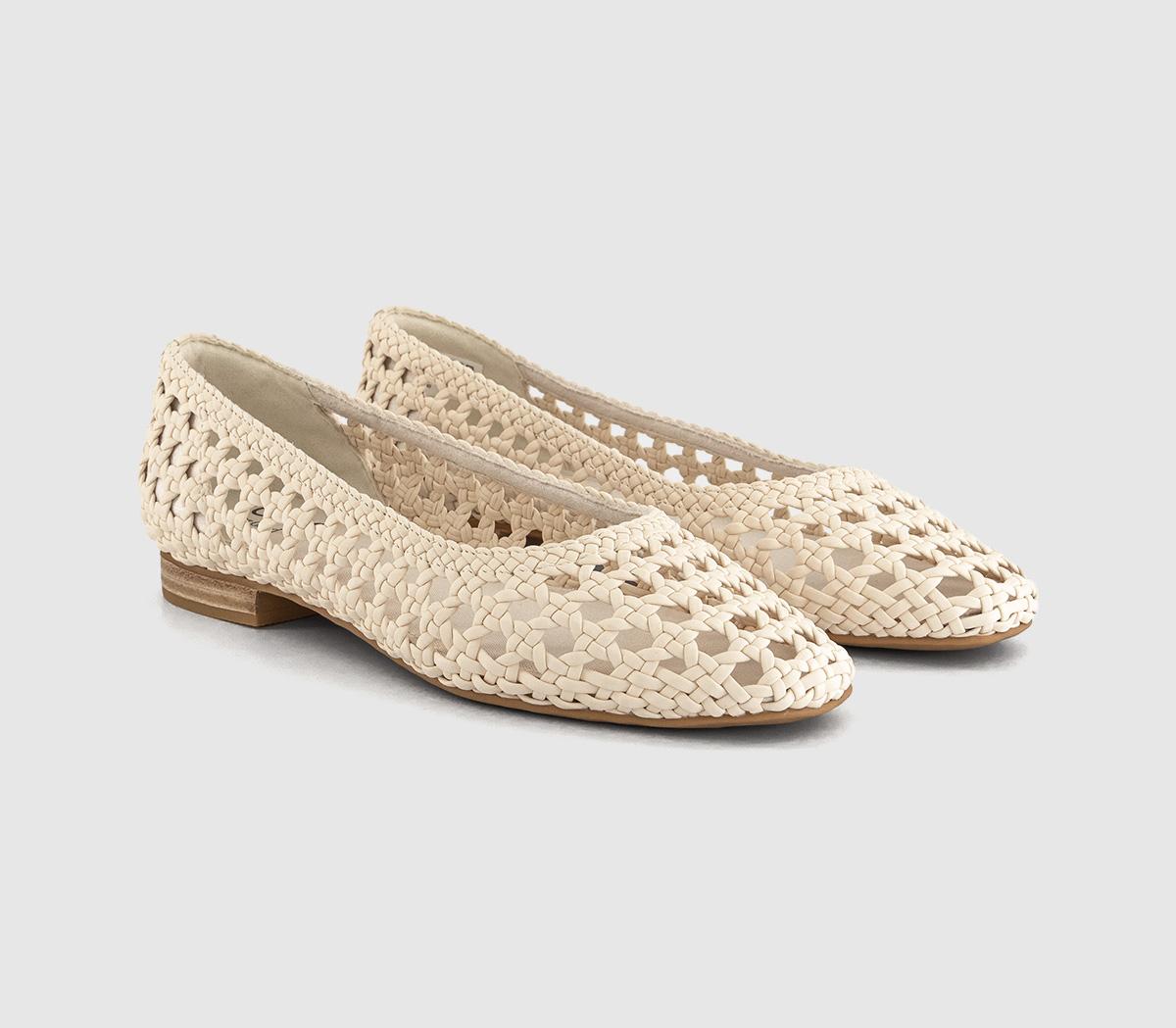 TOMS Briella Ballet Pumps TOMS Briella Ballet Pumps Natural Woven