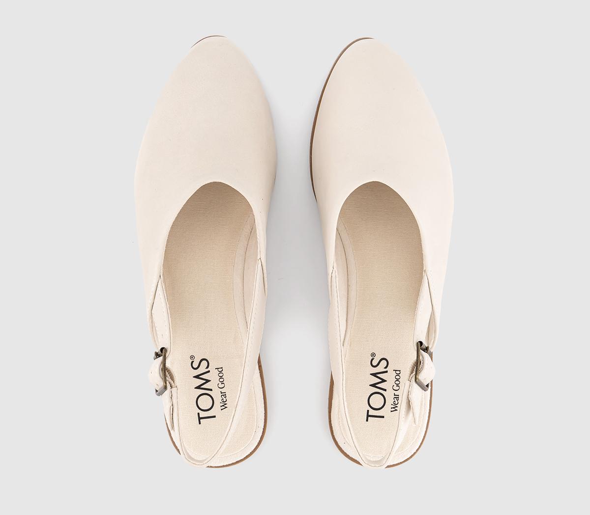 TOMS Jade Slingback Mules TOMS Jade Slingback Mules Natural Sand Leather
