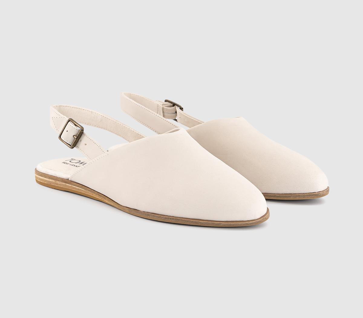 TOMS Jade Slingback Mules TOMS Jade Slingback Mules Natural Sand Leather