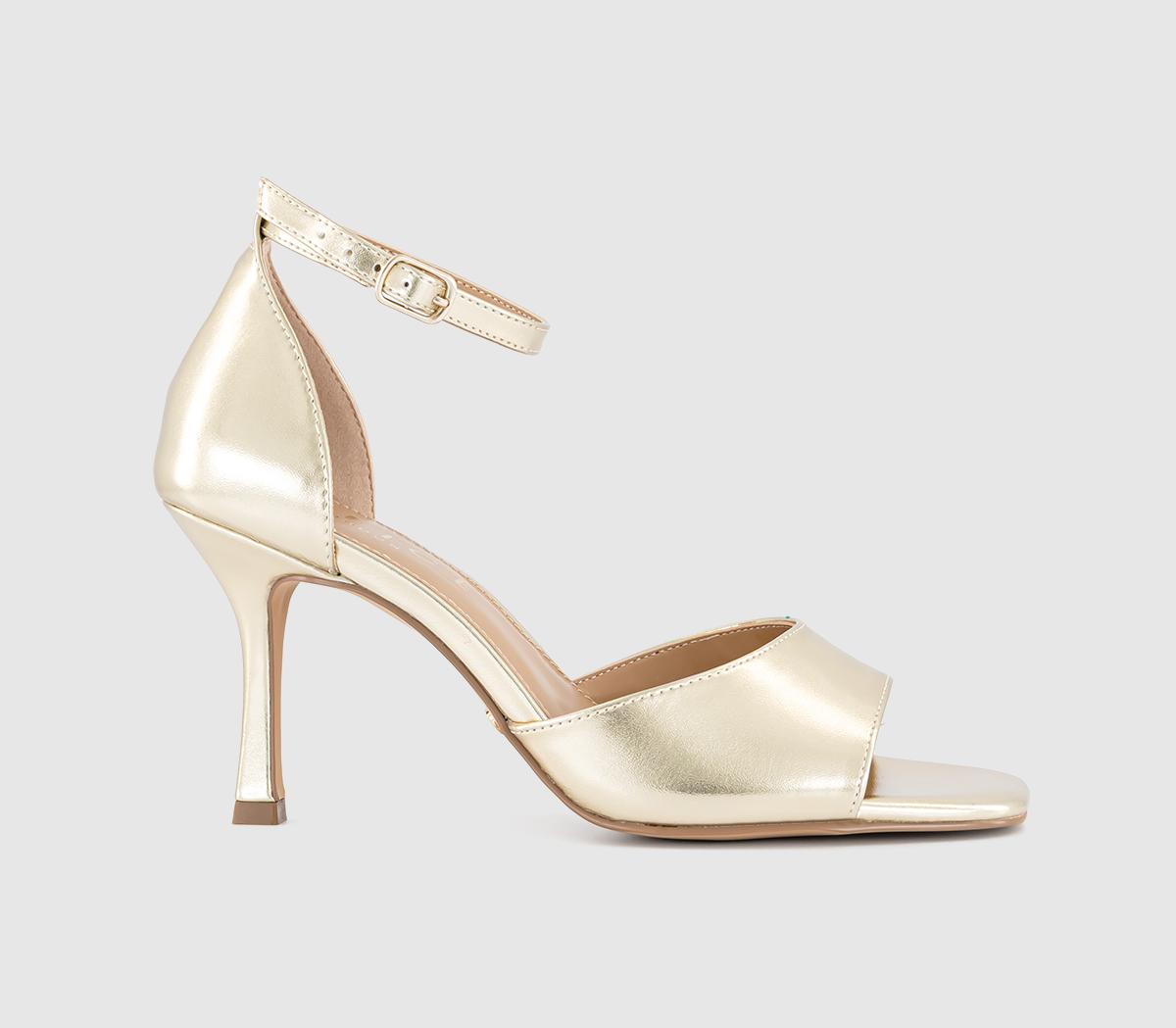 OFFICEHarper Two Part Heeled SandalsGold