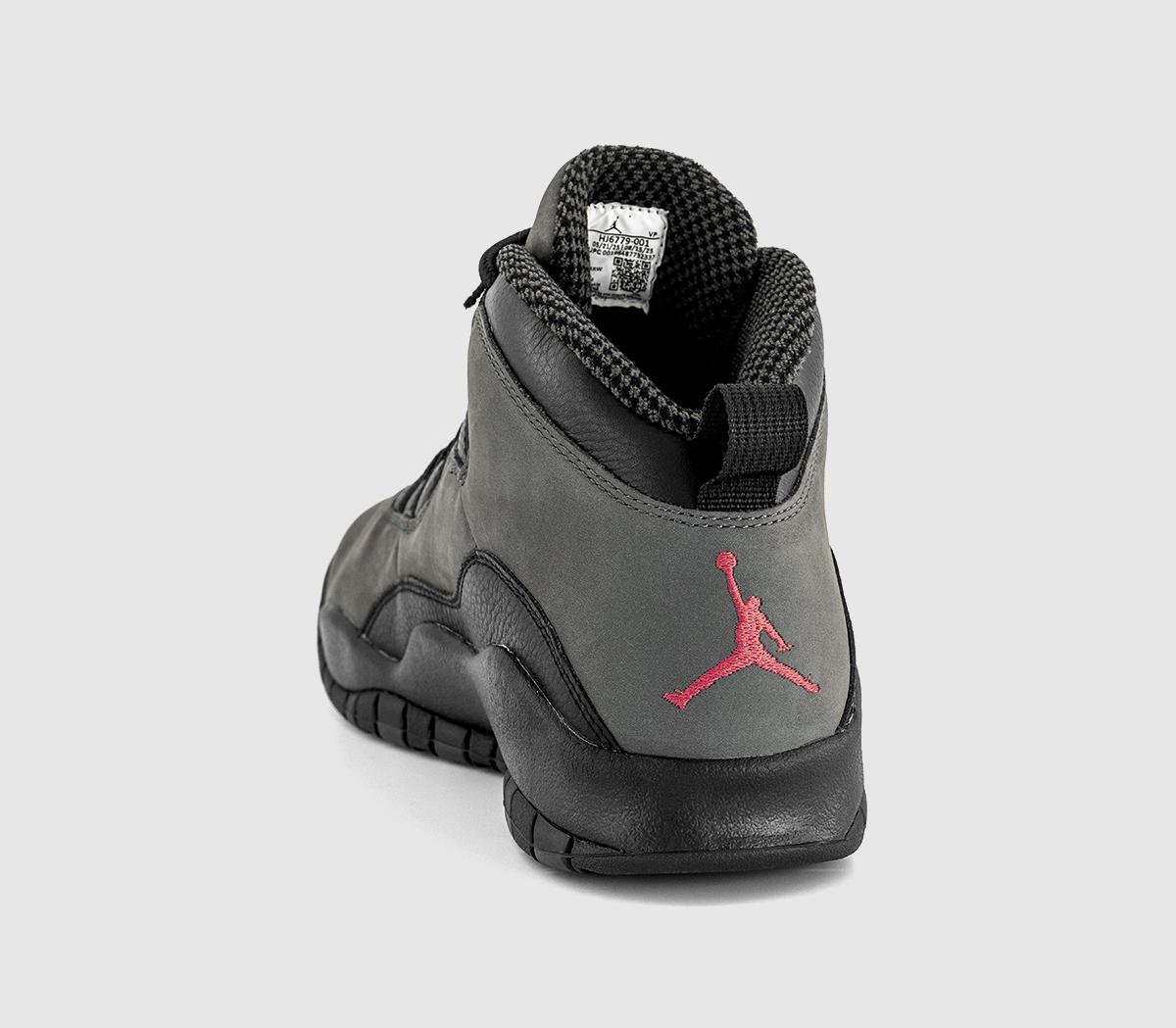 JordanAir Jordan 10 Retro TrainersCharred Grey True Red Black