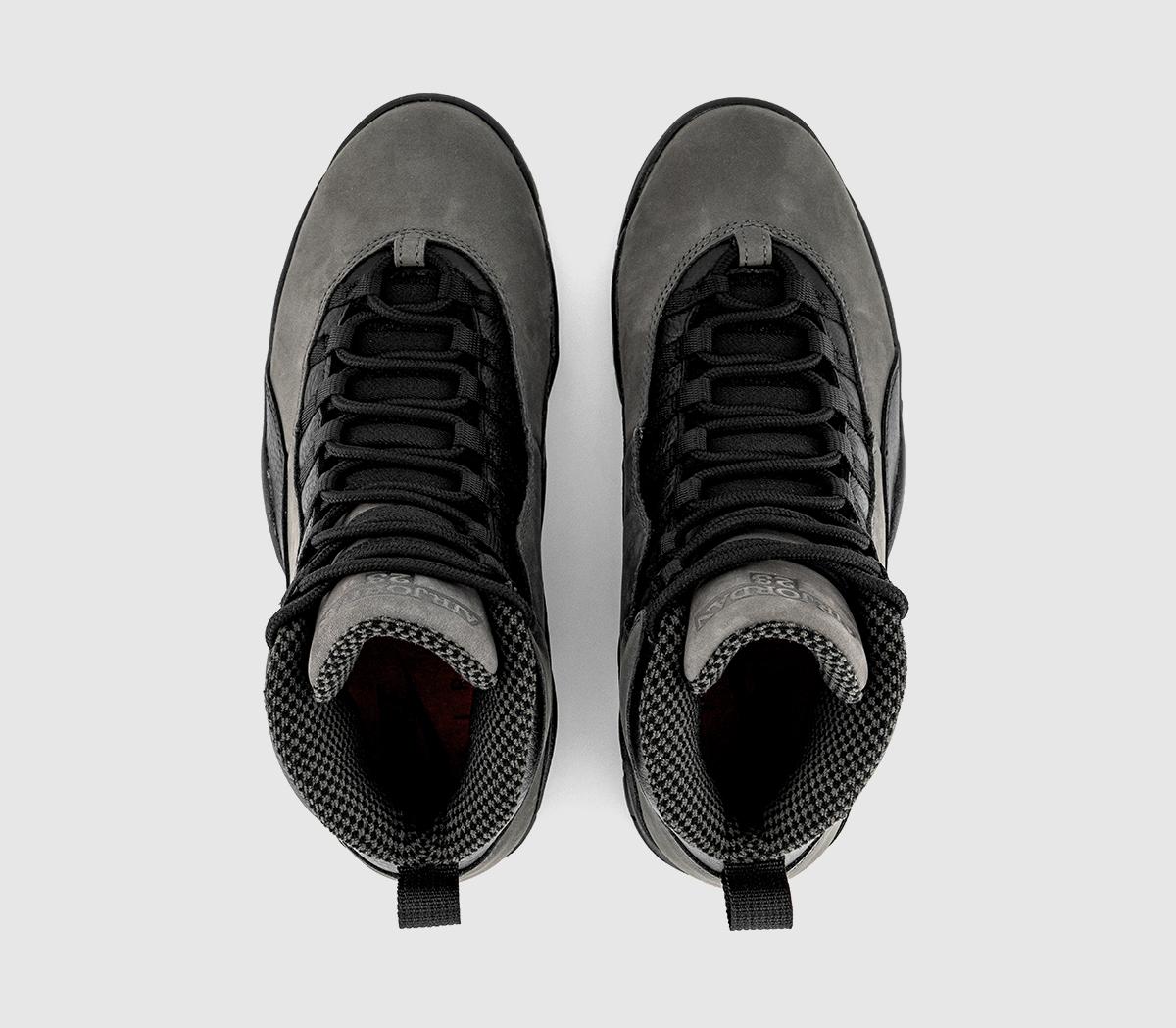 JordanAir Jordan 10 Retro TrainersCharred Grey True Red Black