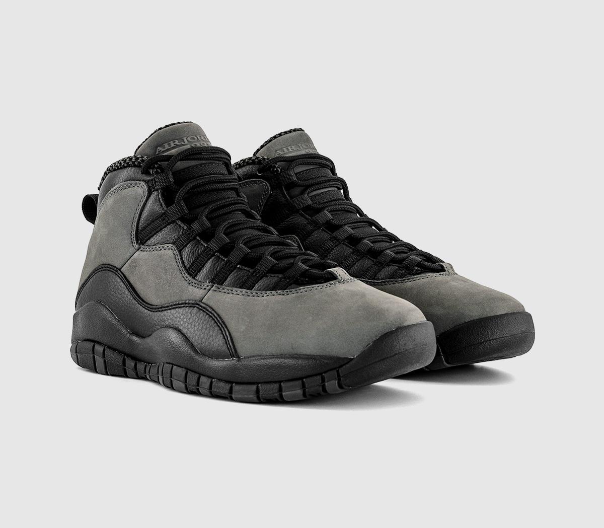 JordanAir Jordan 10 Retro TrainersCharred Grey True Red Black