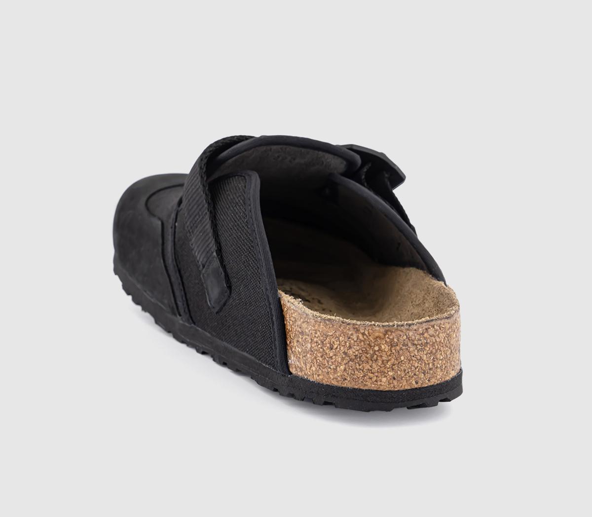 BIRKENSTOCK Boston Nova Men's Clogs Black - Men's Casual Shoes