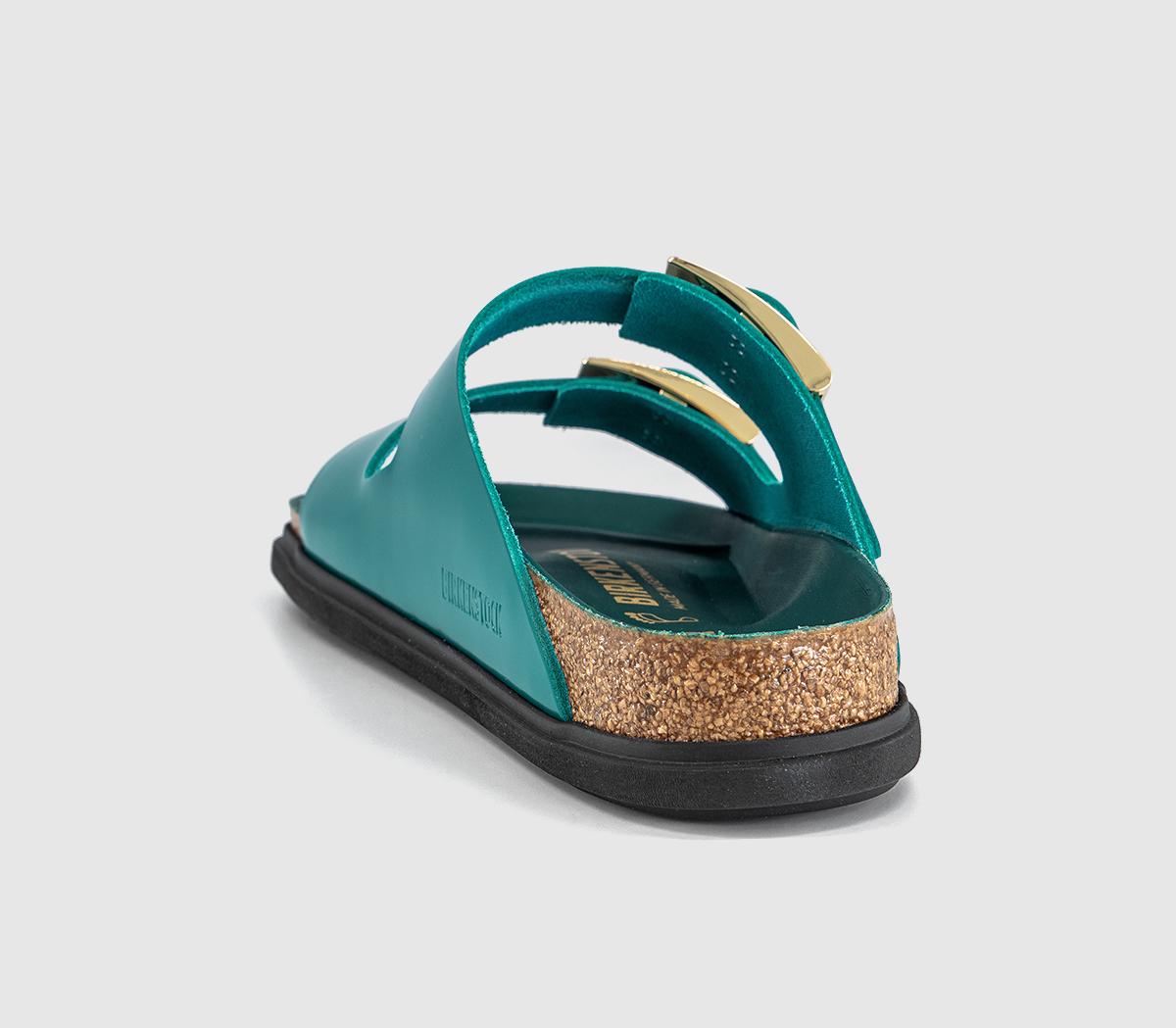BIRKENSTOCKArizona Droplet SandalsDark Teal High Shine
