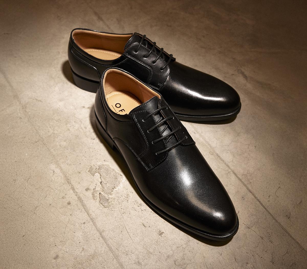 OFFICEMaine Lace Up Derby ShoesBlack Leather