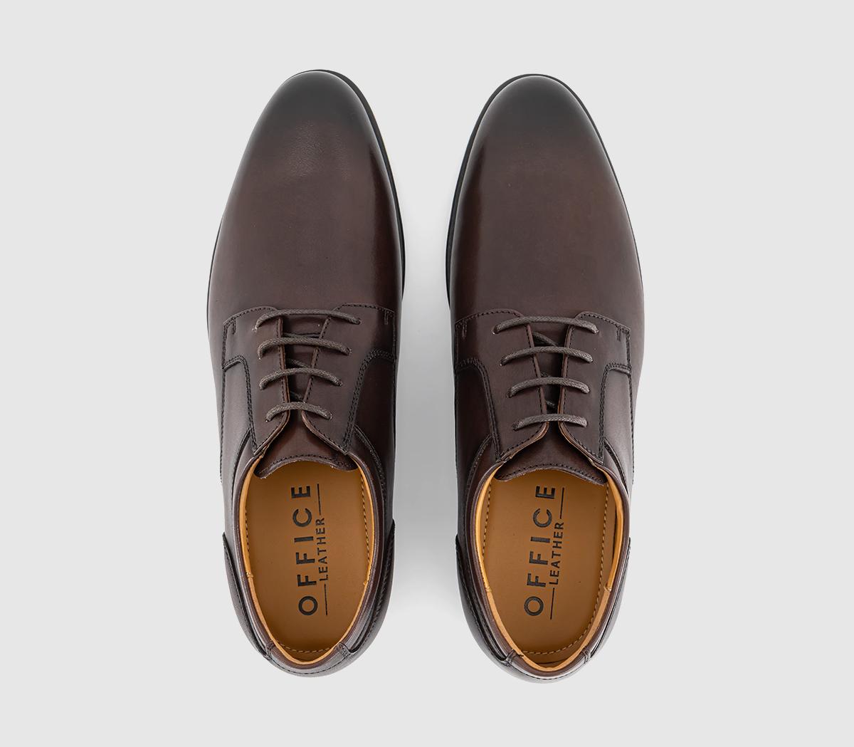 OFFICEMaine Lace Up Derby ShoesBrown Leather