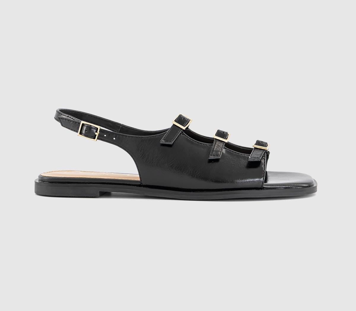 OFFICESaint Multi Strap Slingback Sandals OFFICESaint Multi Strap Slingback SandalsBlack
