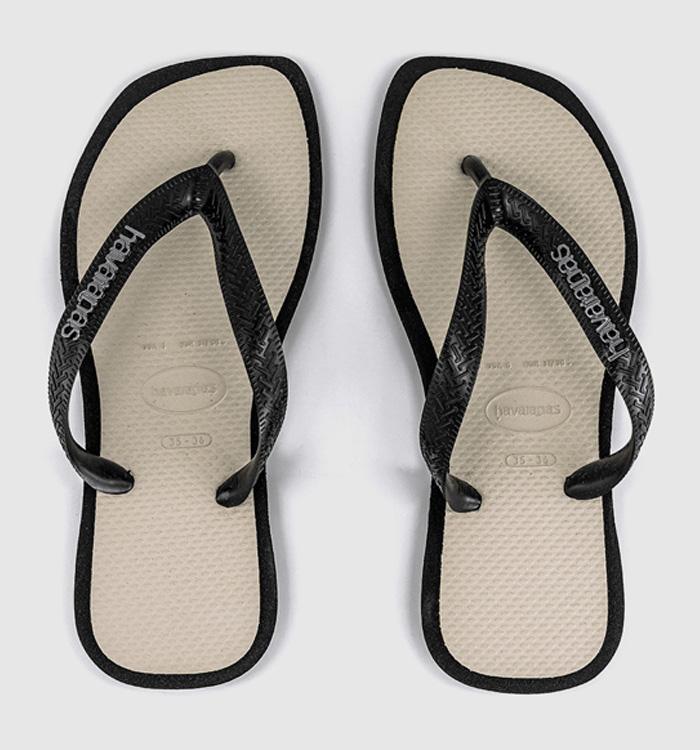 Havaianas Top Square Fusion Flip Flops Black