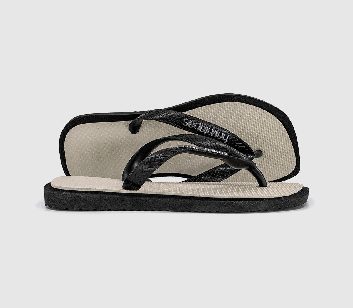 HavaianasTop Square Fusion Flip FlopsBlack